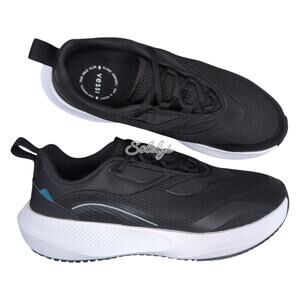 Vessi Tidal Womens 11 Black on White Waterproof Dyma-Tex Vegan Lace Up Sneaker